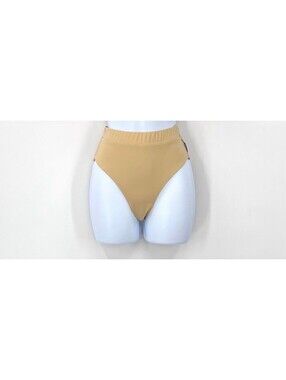 NWT $110 MSRP MYRASWIM Hugo High Waist Bikini Bottom Tan Size M